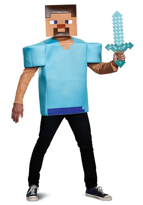 Minecraft Steve Costume Uk