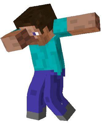 Minecraft Steve Dabbing Gif