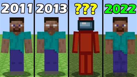 Minecraft Steve Evolution