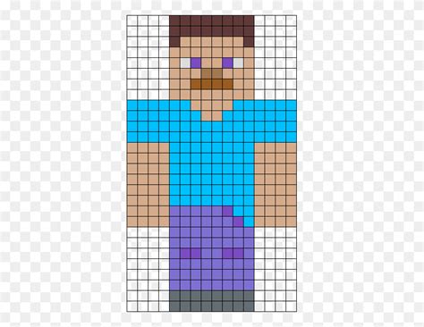 Minecraft Steve Grid