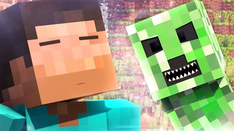 Minecraft Steve Killing Creeper