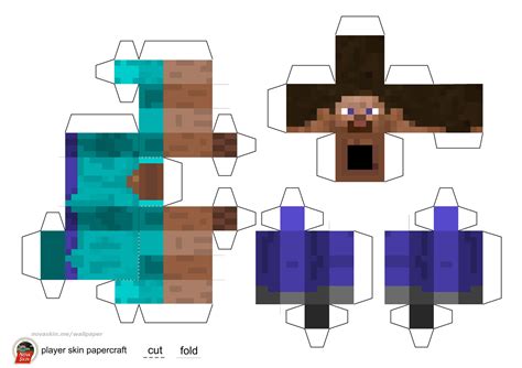 Minecraft Steve Origami