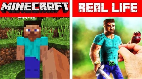 Minecraft Steve Real Life