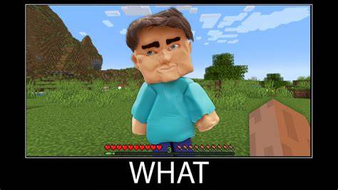 Minecraft Steve Real Life Meme