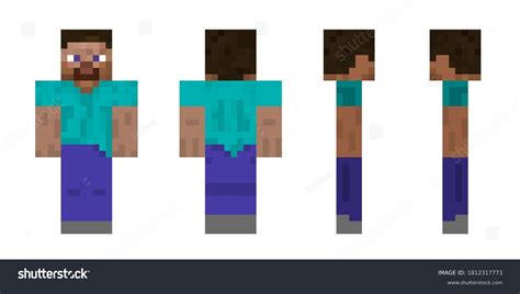 Minecraft Steve Side View