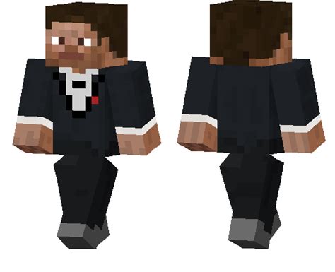 Minecraft Steve Tuxedo Skin