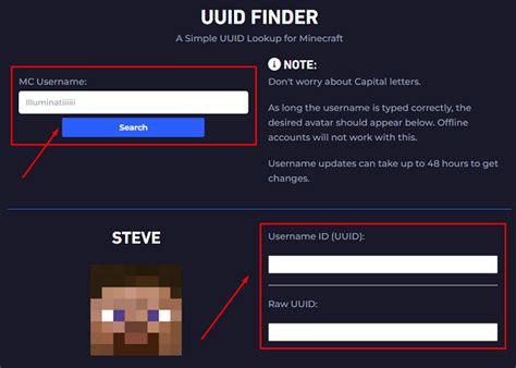 Minecraft Steve Uuid