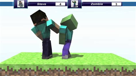 Minecraft Steve Vs 1000 Zombies