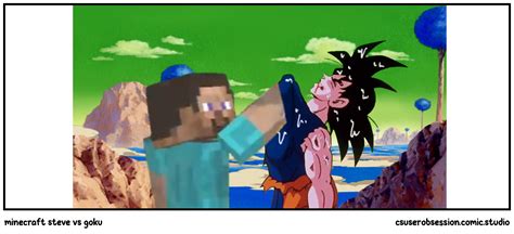 Minecraft Steve Vs Goku