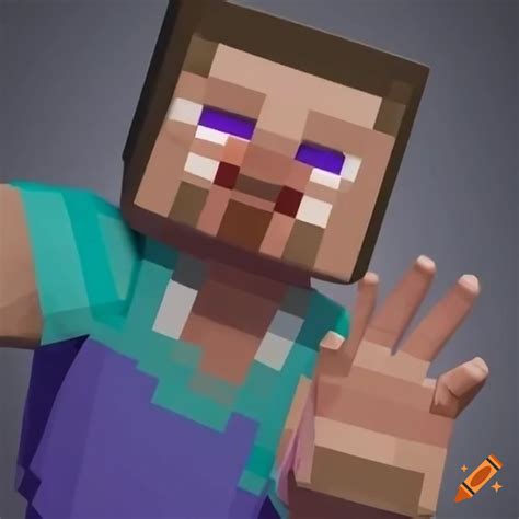 Minecraft Steve With Hands
