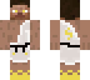 Minecraft Steve Zeus