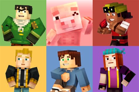 Minecraft Story Characters