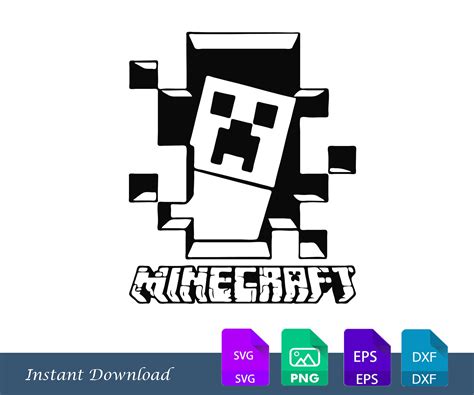Craft Your Way to Victory: Minecraft SVG for Cricut - Perfect Crafting Solution for Fans!