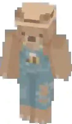 Unleash Your Inner Cuddly: Discover the Adorably Striking Minecraft Teddy Bear Skin