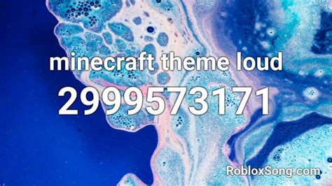 Minecraft Theme (LOUD) Roblox ID - Roblox music codes