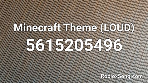 Minecraft Theme Loud Roblox ID - Roblox Music Codes | Nicki minaj 