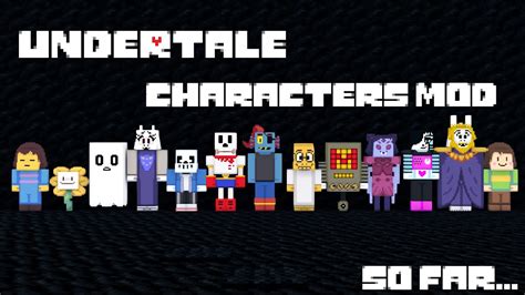Minecraft Undertale Characters