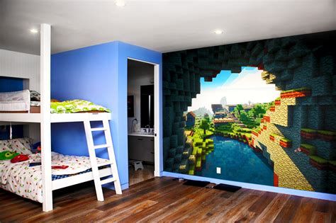 Minecraft Wallpaper Bedroom
