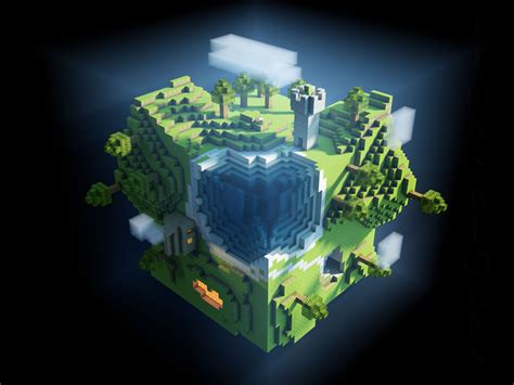 Minecraft Wallpaper Earth