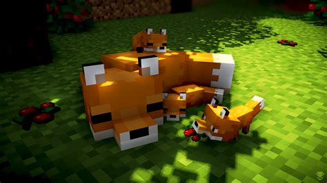 Minecraft Wallpaper Fox