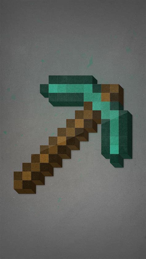 Minecraft Wallpaper Pickaxe