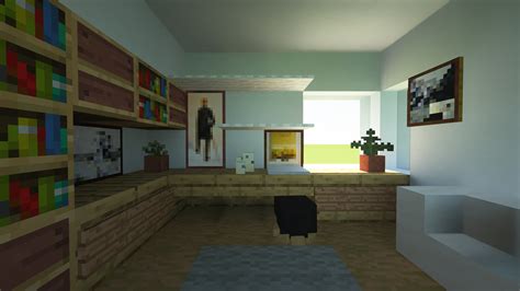 Minecraft Wallpaper Room