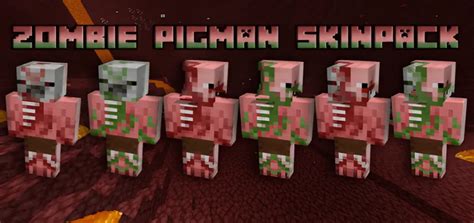 The Undead Warrior: Unleash Your Inner Zombie Pigman with Minecraft Skin!