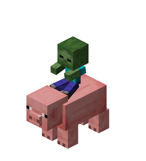 Minecraft Zombie Riding Pig