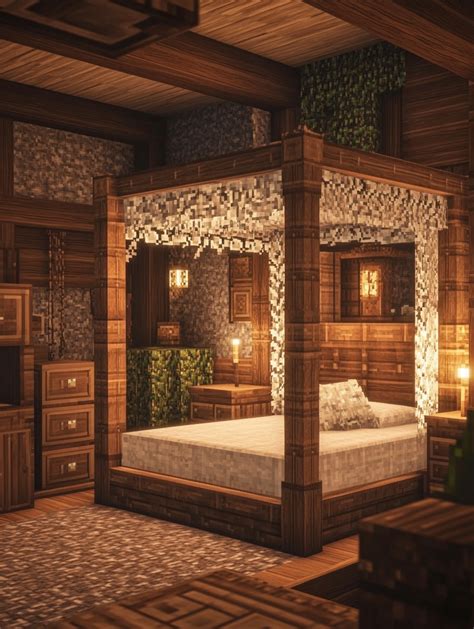 Minecraft bedroom foundation