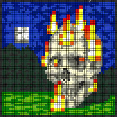 マイクラで完成した大型ドット絵アート