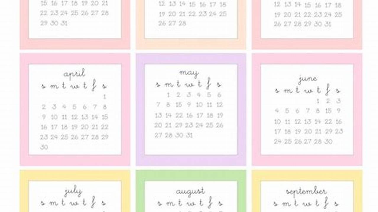 Mini Calendar Design