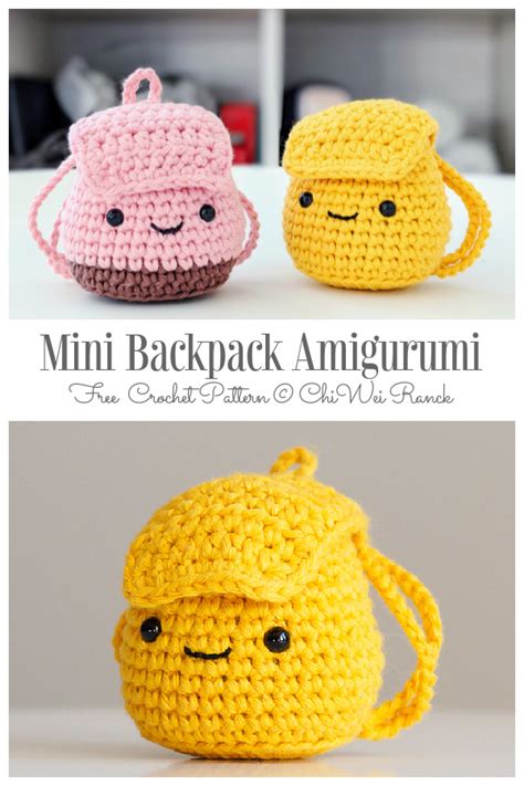 Mini Backpack Crochet