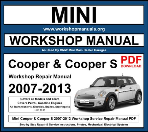 Mini Cooper Shop Manual