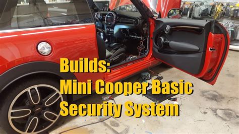 Mini Cooper alarm system features