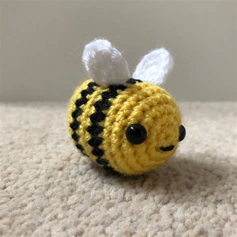 Mini Crochet Bee