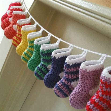 Mini Crochet Christmas Stockings Patterns