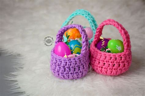 Mini Crochet Easter Basket