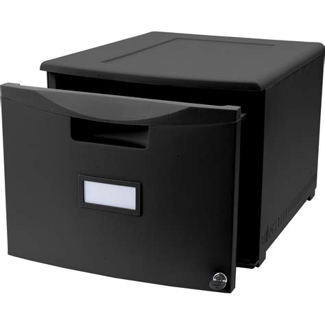 Storex Single Drawer Mini File With Lock, Legal/Letter, Drop Ship Appro eBay
