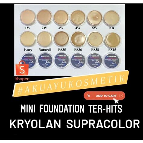 Mini Foundation 8mL BPOM Mini Crayolan 8 mL
