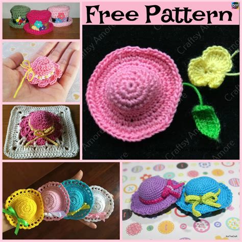 Mini Hat Crochet Pattern Free