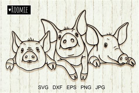 Download Mini Pigs SVG File - SVG Design Printable