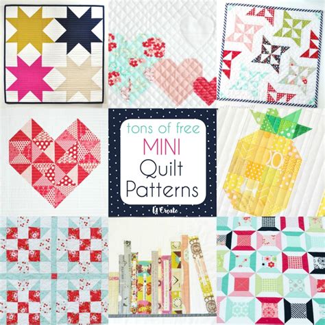 Mini Quilts Free Patterns
