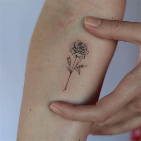 Mini Rose Small Rose Tattoos