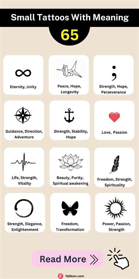 Mini Tattoos With Meaning
