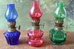 Miniature Oil Lamps Antique