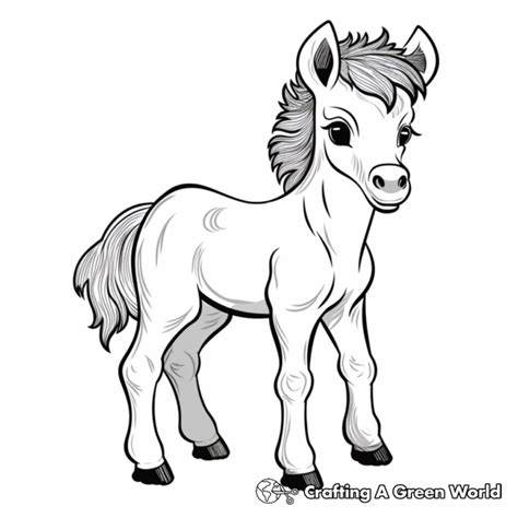 Miniature Pony Coloring Pages