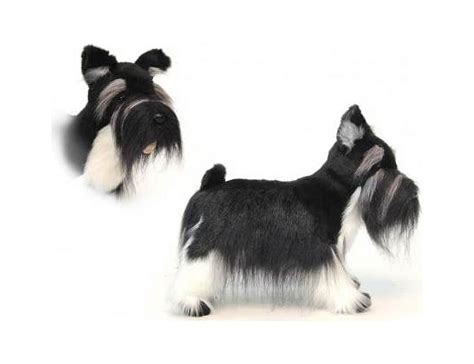 Bring Home Adorable Cuddles with Miniature Schnauzer Stuffed Animal - Perfect Gift for Dog Lovers!