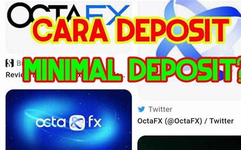 Minimal Deposit Di Octafx