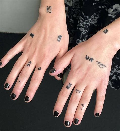 Minimal Hand Tattoos