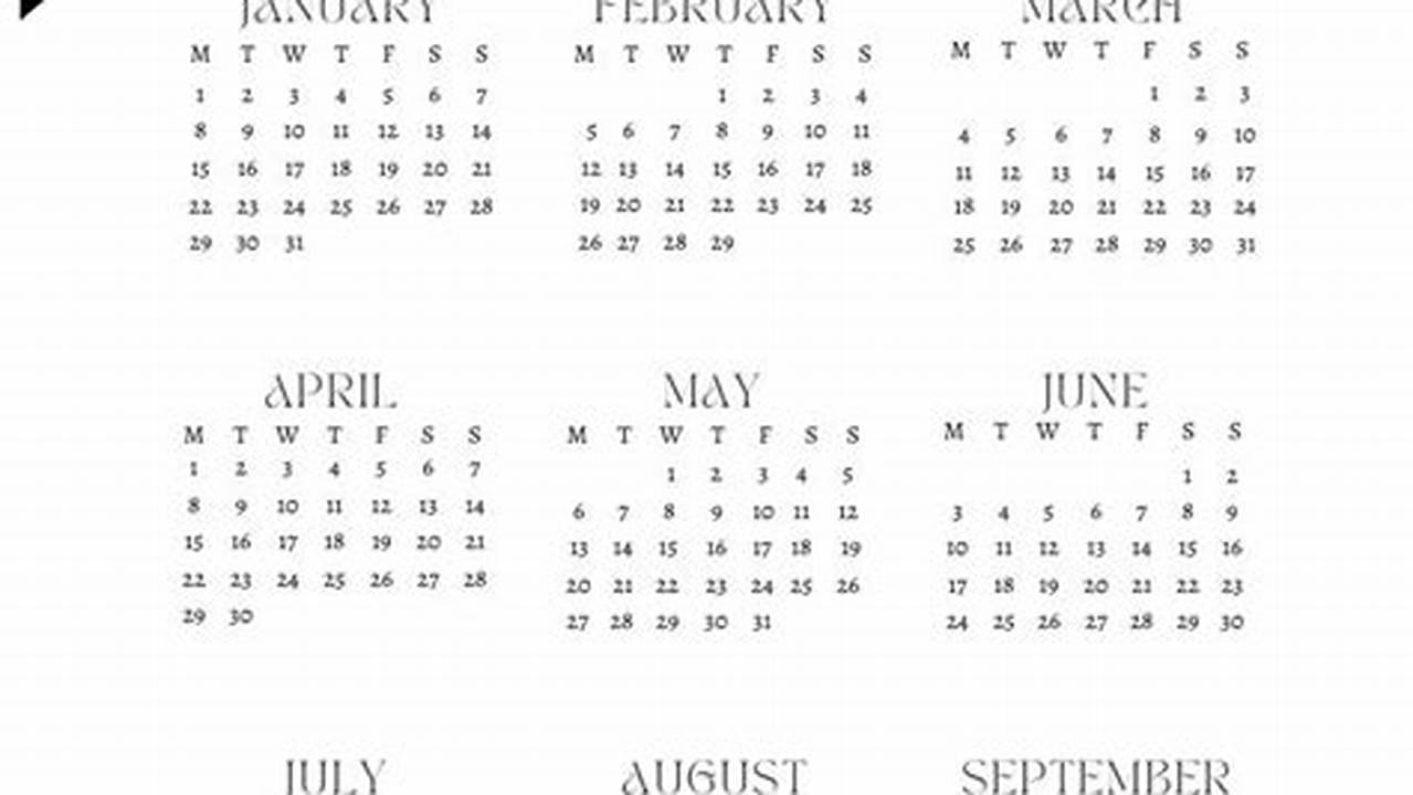 Minimalist 2024 Calendar Calculator Program